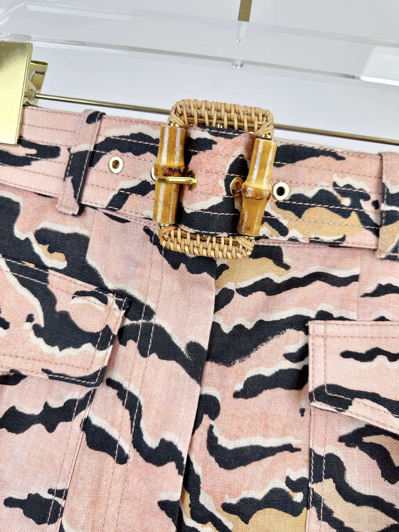 BỘ ZIMMERMANN Tiger Print Vintage Dress