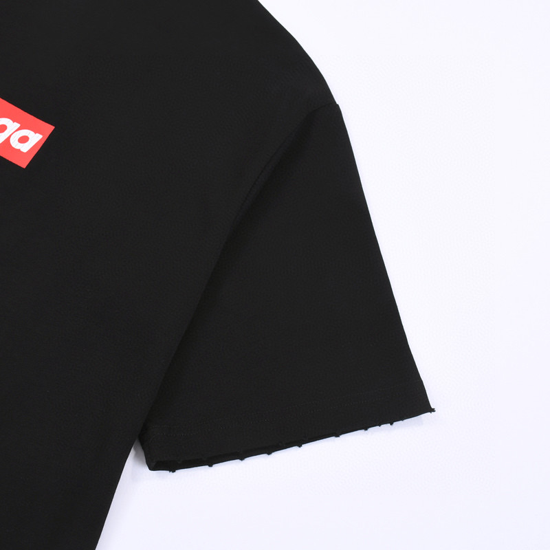 ÁO BALENCIAGA LOGO T SHIRT BLACK