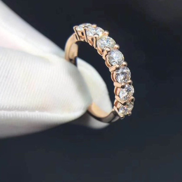 NHẪN TIFFANY & CO EMBRACE BAND DIAMOND RING ROSE GOLD 18K
