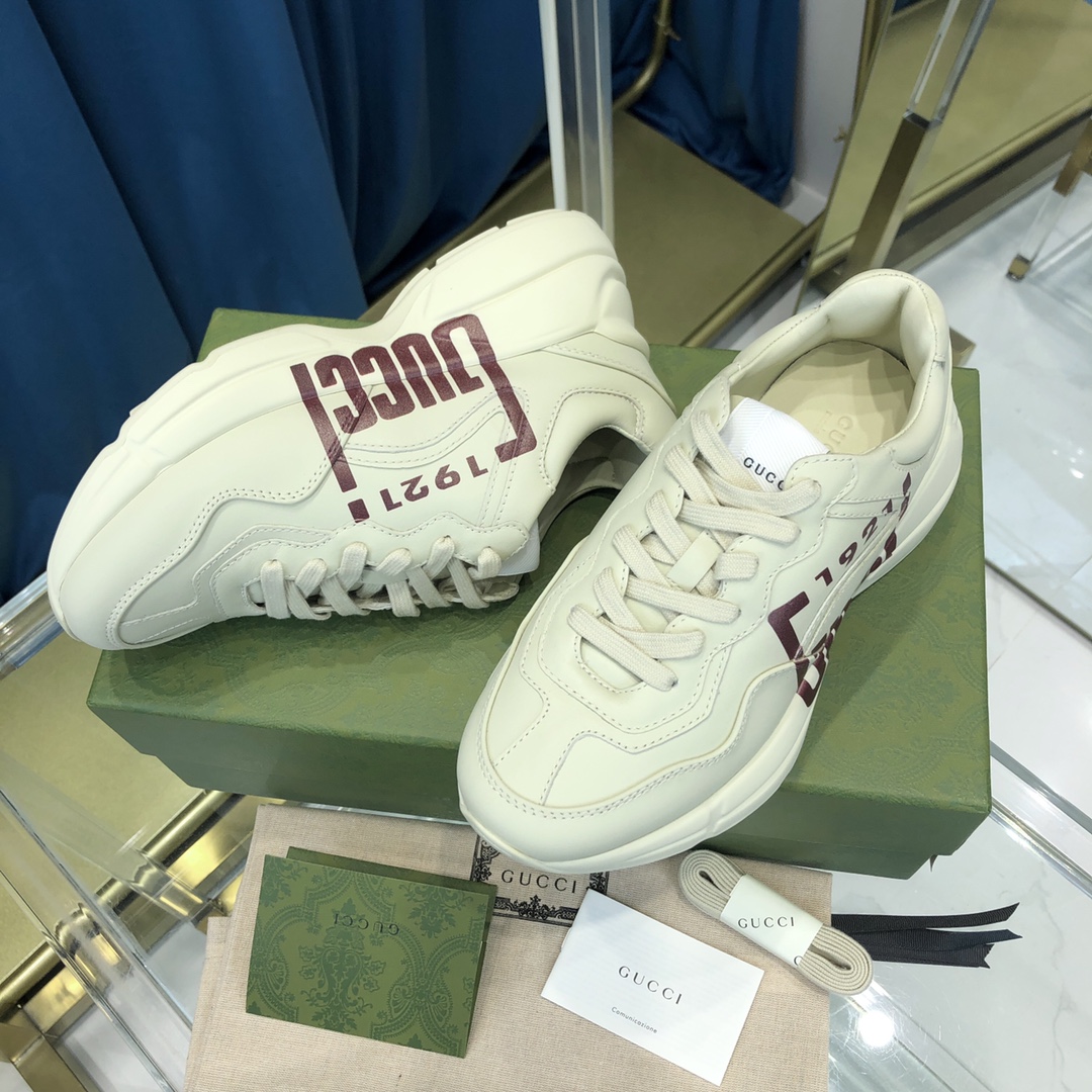 GIÀY GUCCI RHYTON GG ITALIA SNEAKERS SHOES UNISEX