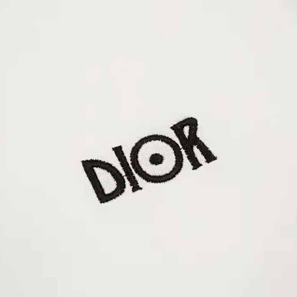 ÁO Dior and Jack Kerouac Oversized T-shirt White Cotton Jersey