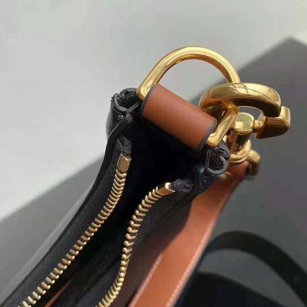 TÚI Celine Women Medium Strap Ava Bag in Smooth Calfskin-Black