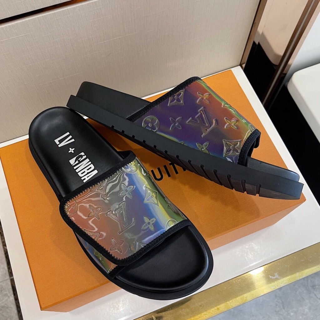 DÉP LOUIS VUITTON MONOGRAM NBA UNISEX SLIPPER