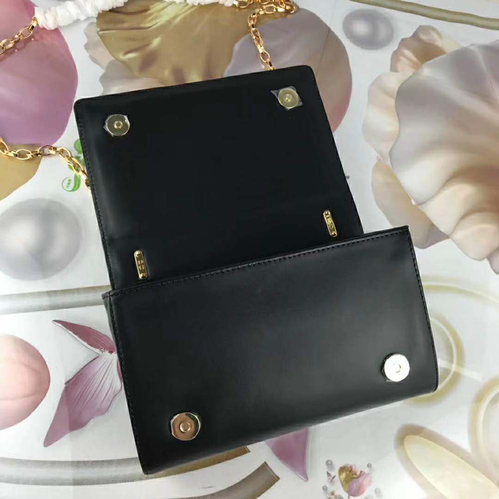 TÚI Dolce Gabbana D&G Women DG Girls Shoulder Bag Nappa Leather-Black