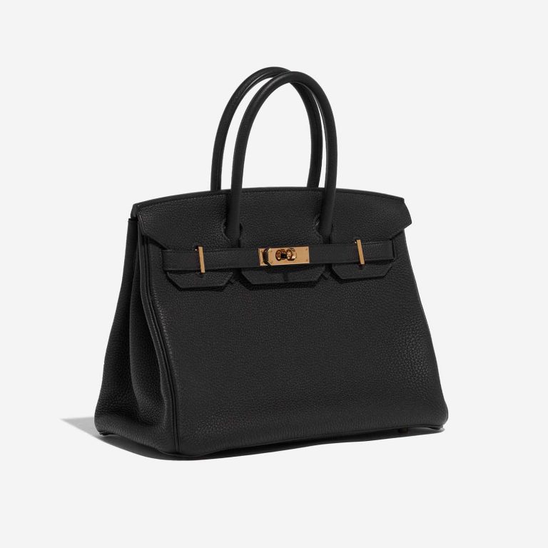 TÚI Hermès Birkin 30 Togo Black Gold Buckle khóa vàng