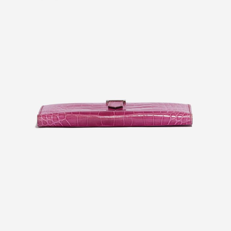 TÚI Hermès Wallet Bearn Fuchsia Alligator