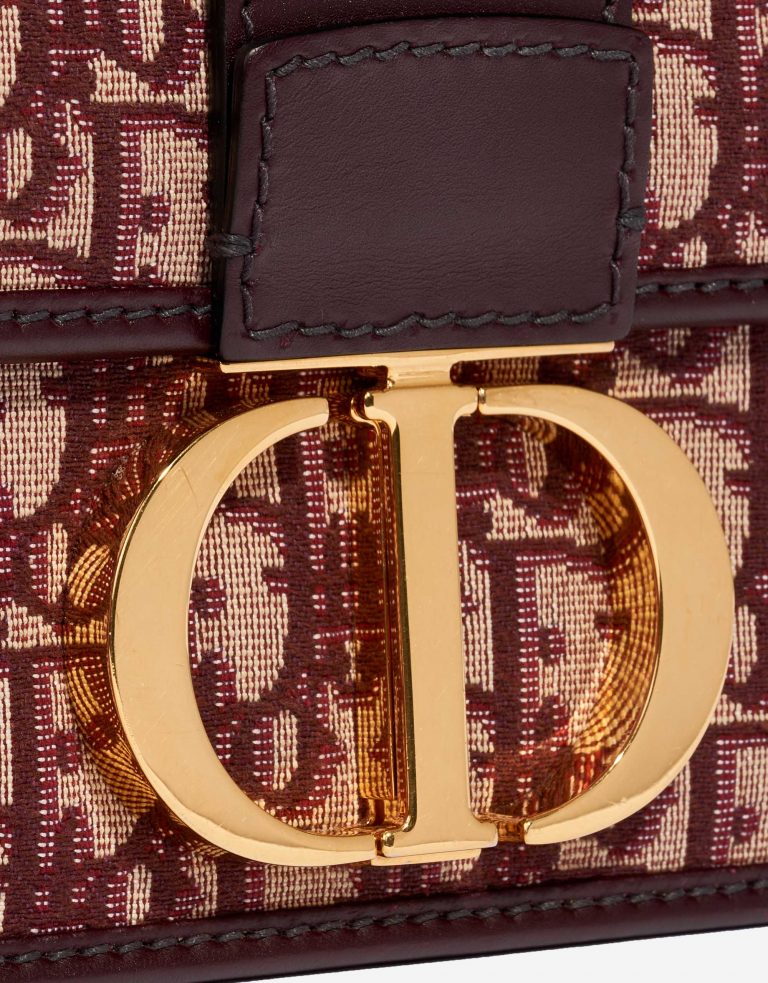TÚI DIOR 30 Montaigne Oblique Jacquard Red