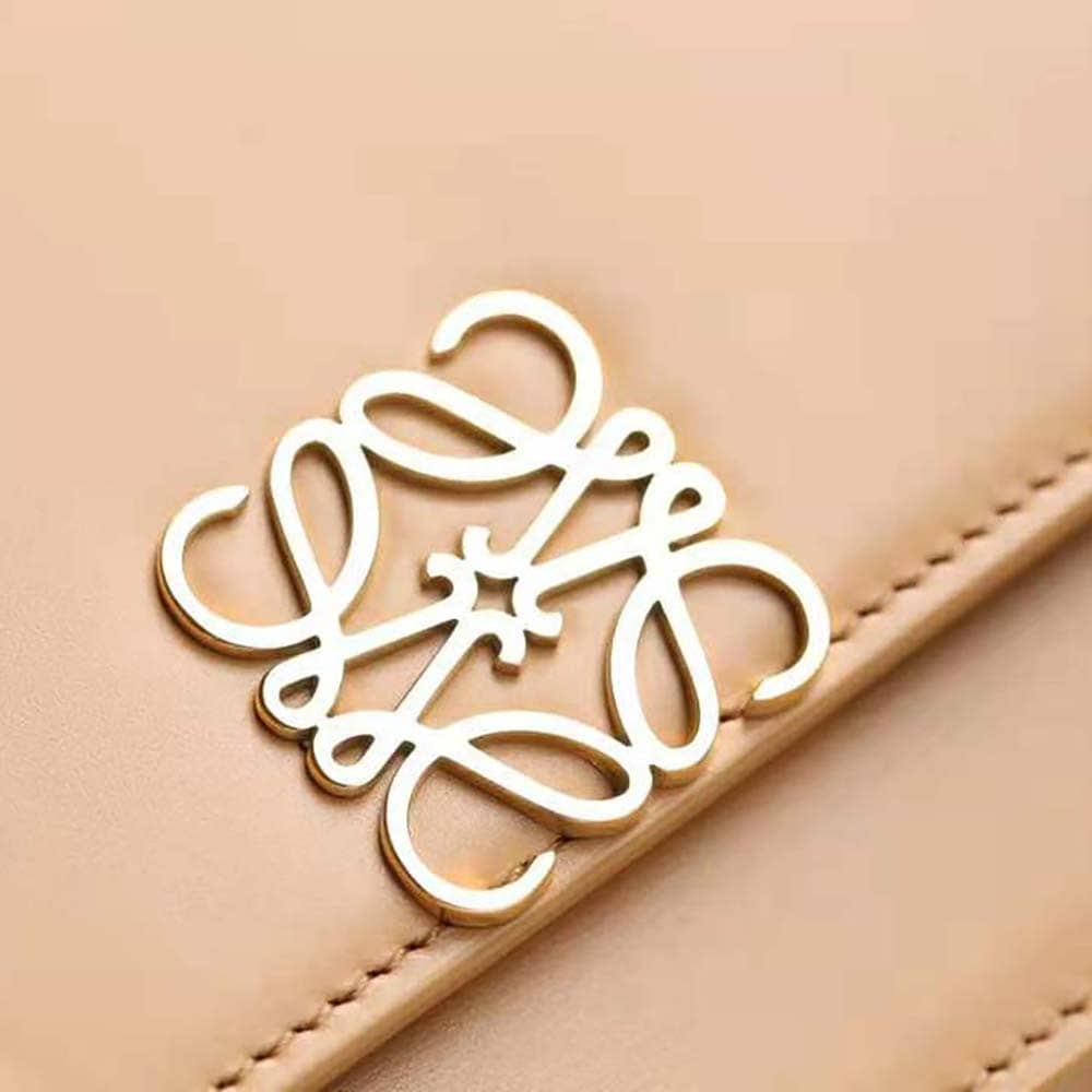 TÚI LOEWE Goya bằng da bê lụa màu nâu