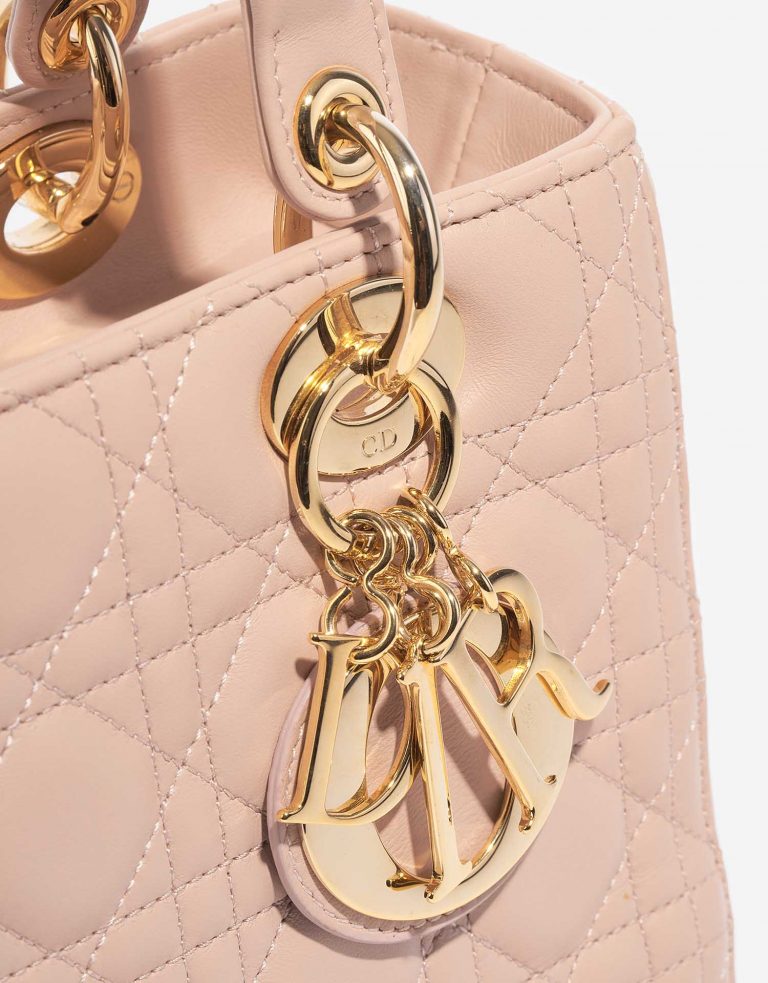 TÚI DIOR Lady Medium Calf Light Pink