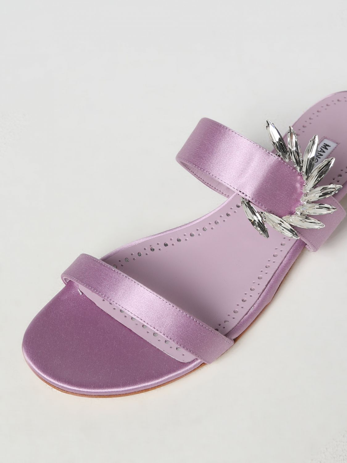 GIÀY MANOLO BLAHNIK Violet flat sandals shoes