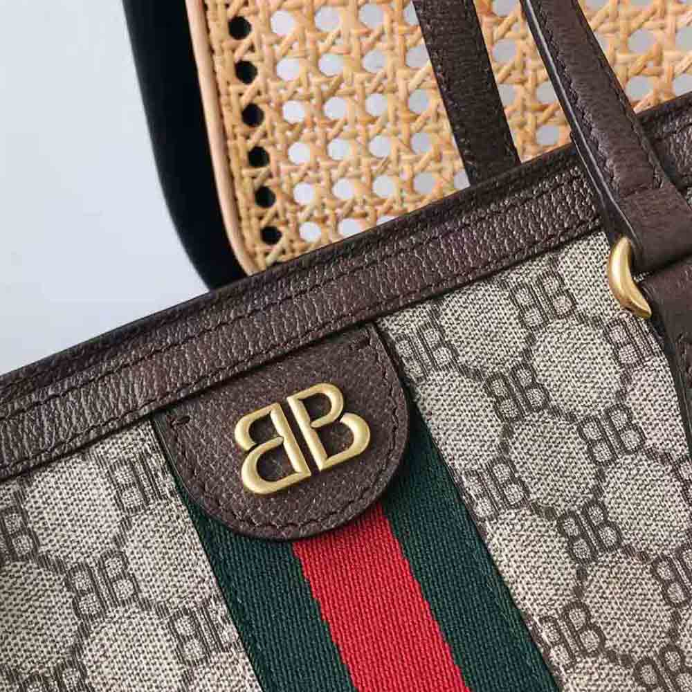 TÚI Balenciaga Hacker Medium Tote Bag in Coated Canvas in Beige