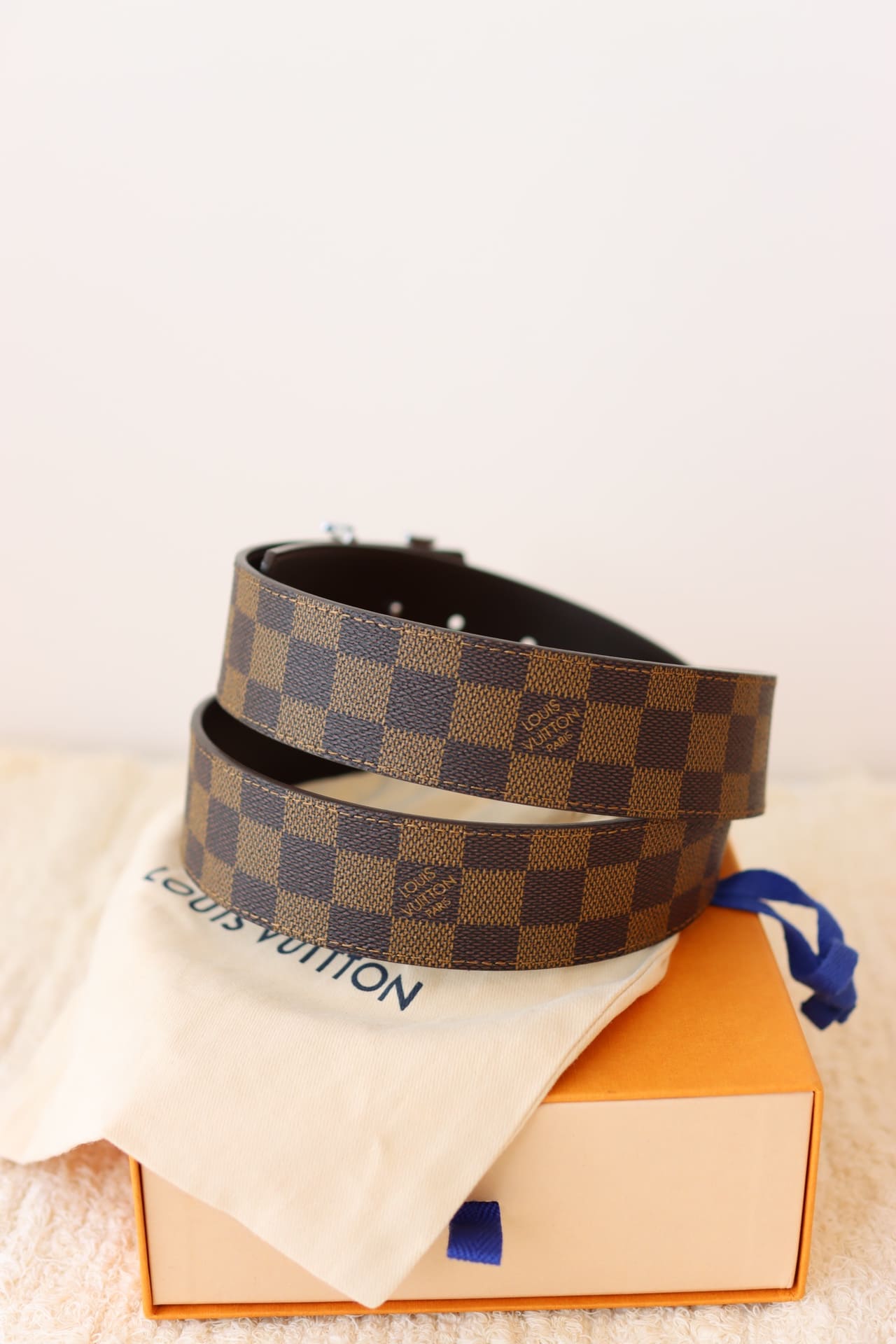 DÂY LƯNG LOUIS VUITTON SQUARE BROWN MONOGRAM Khóa bạc