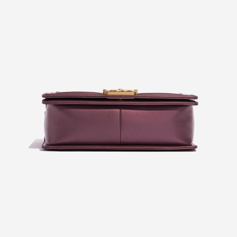 TÚI Chanel Boy Medium Calf Metallic Rose Gold