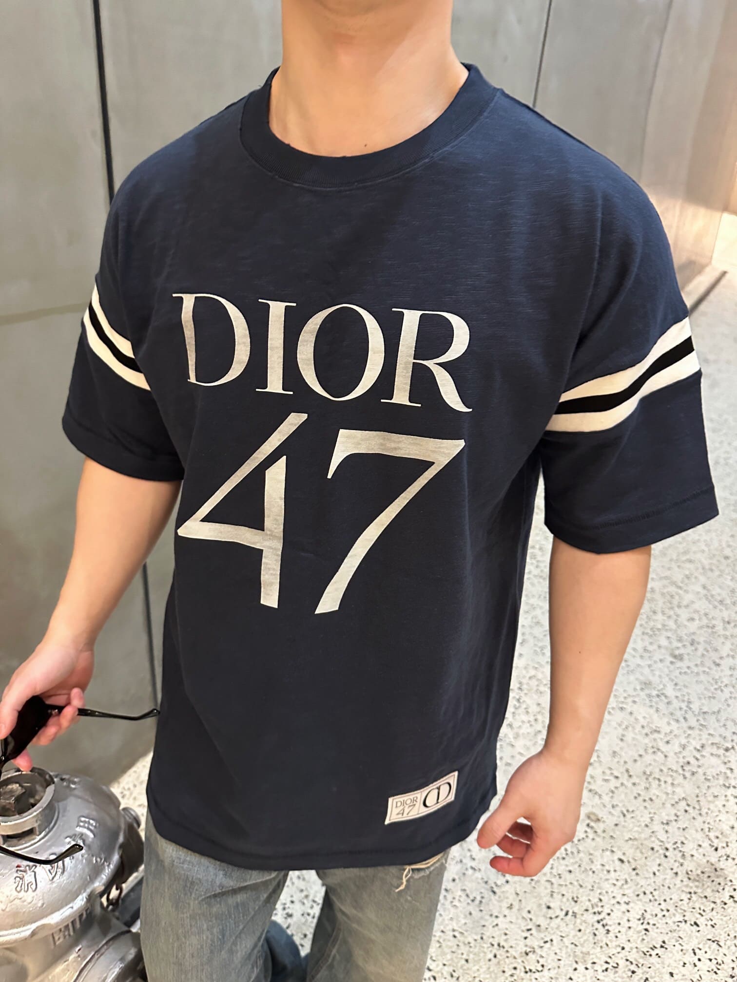 ÁO DIOR T SHIRT MÀU XANH UNISEX