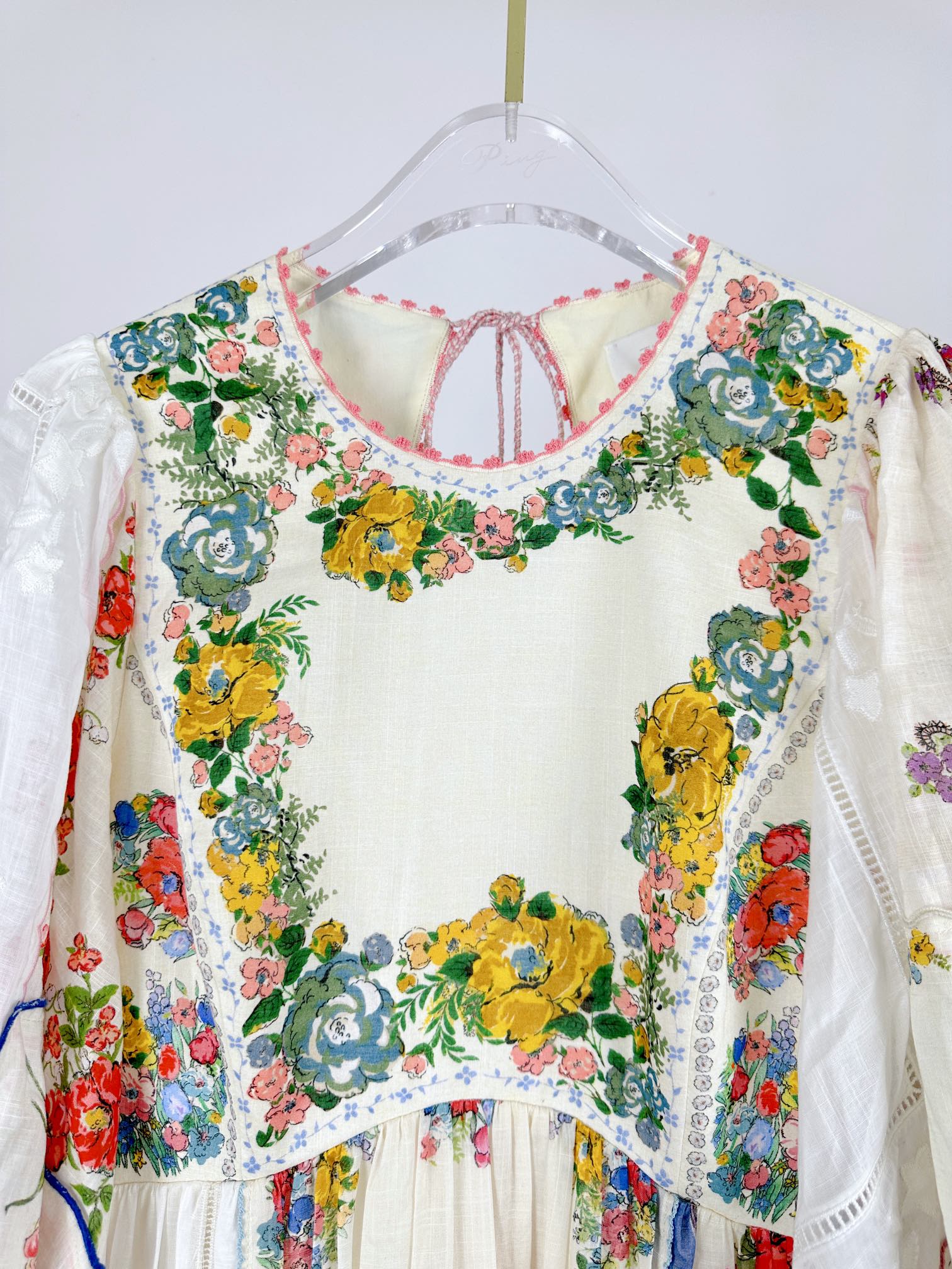 VÁY ZIMMERMANN Flower Long Vintage Dress