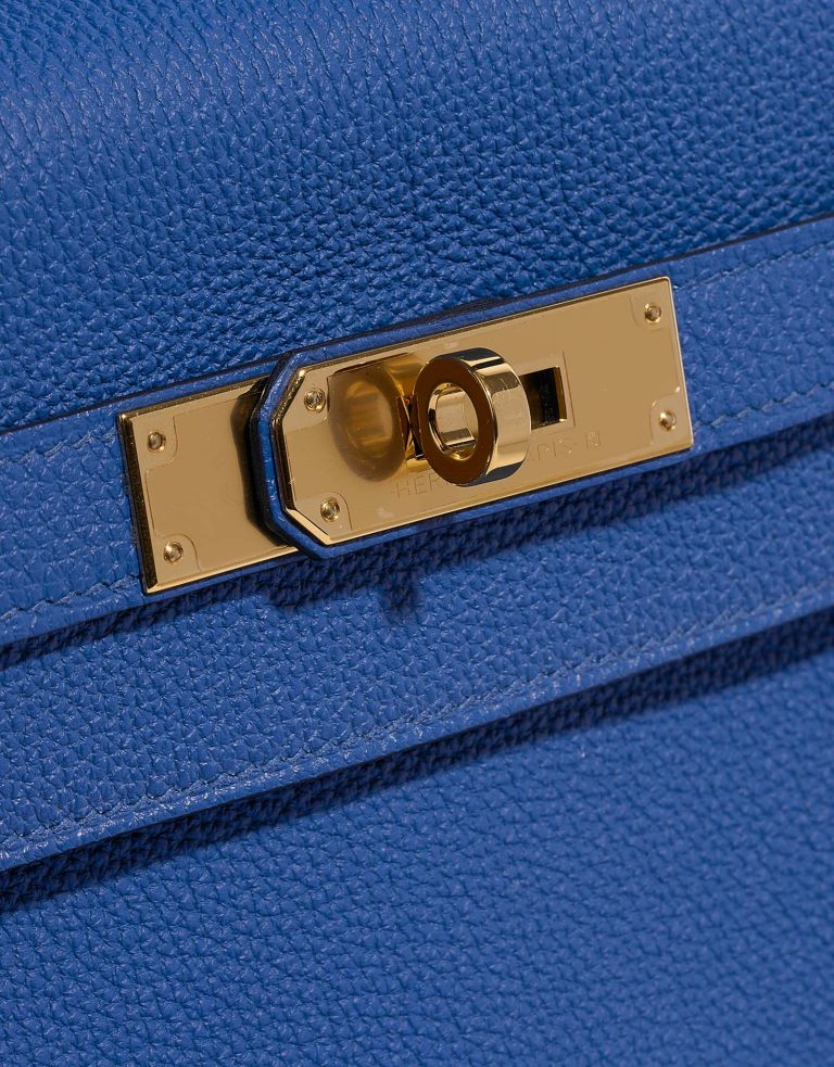 TÚI Hermès Kelly 28 Togo Bleu de France