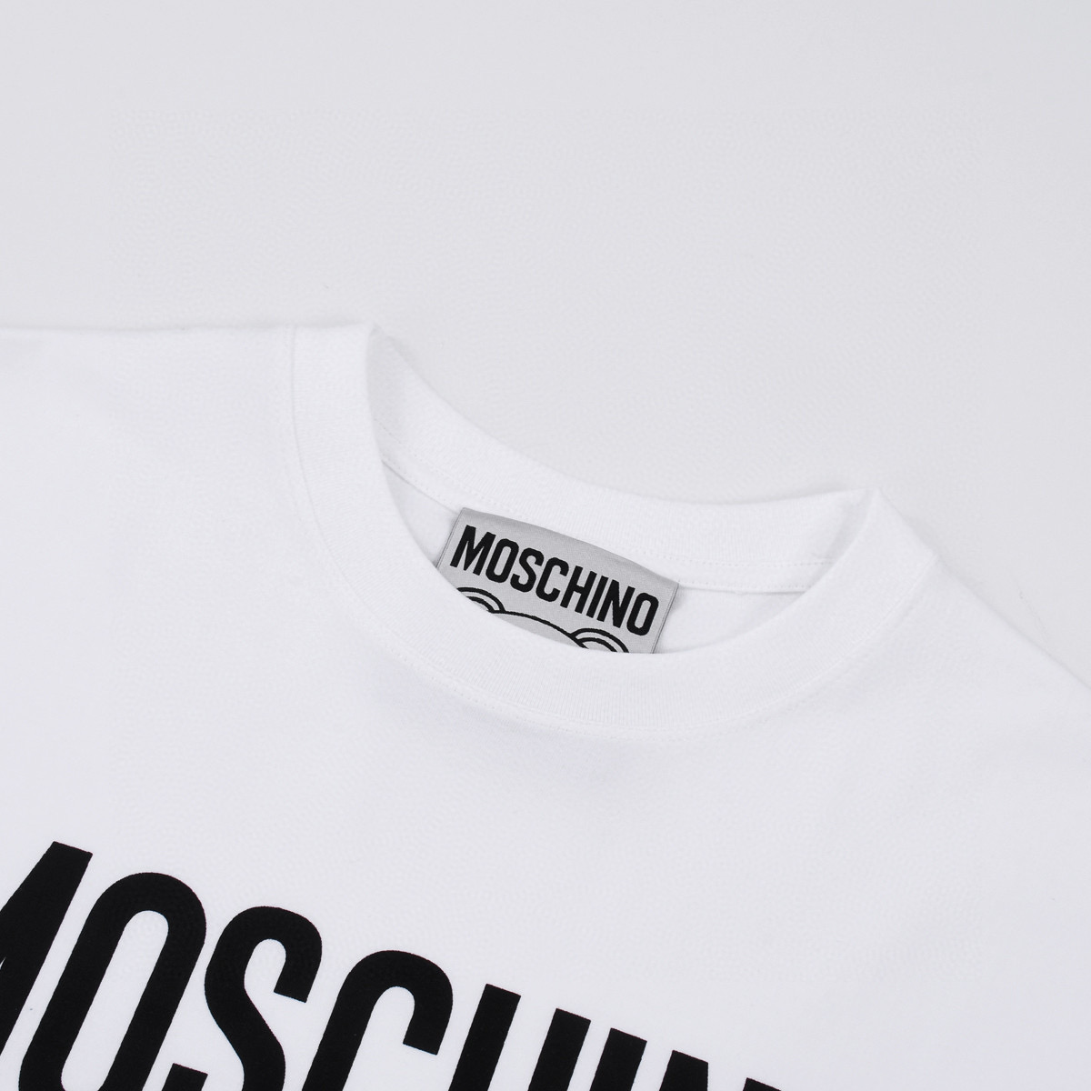 ÁO MOSCHINO print cotton jersey T-shirt