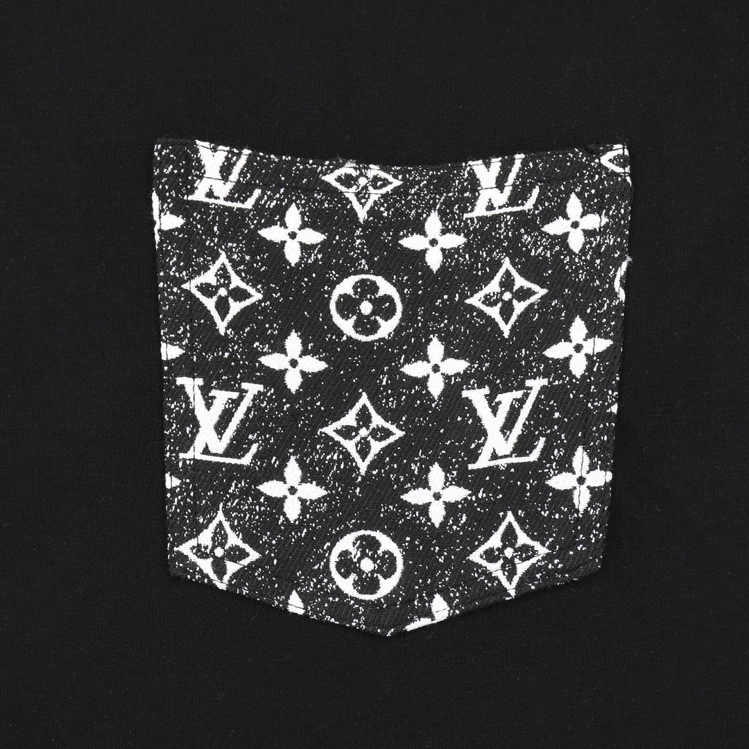 ÁO LOUIS VUITTON print cotton jersey T-shirt