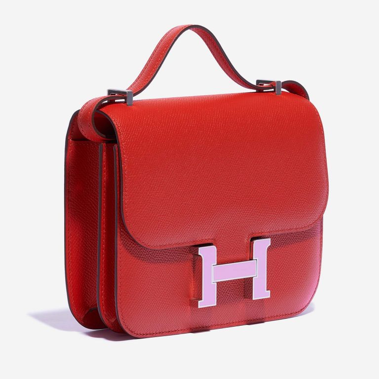 TÚI Hermès Constance 18 Epsom Rouge De Coeur Mauve Silvestre