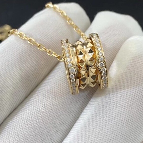 DÂY CHUYỀN BVLGARI ROCK NECKLACE DIAMOND YELLOW GOLD 18K