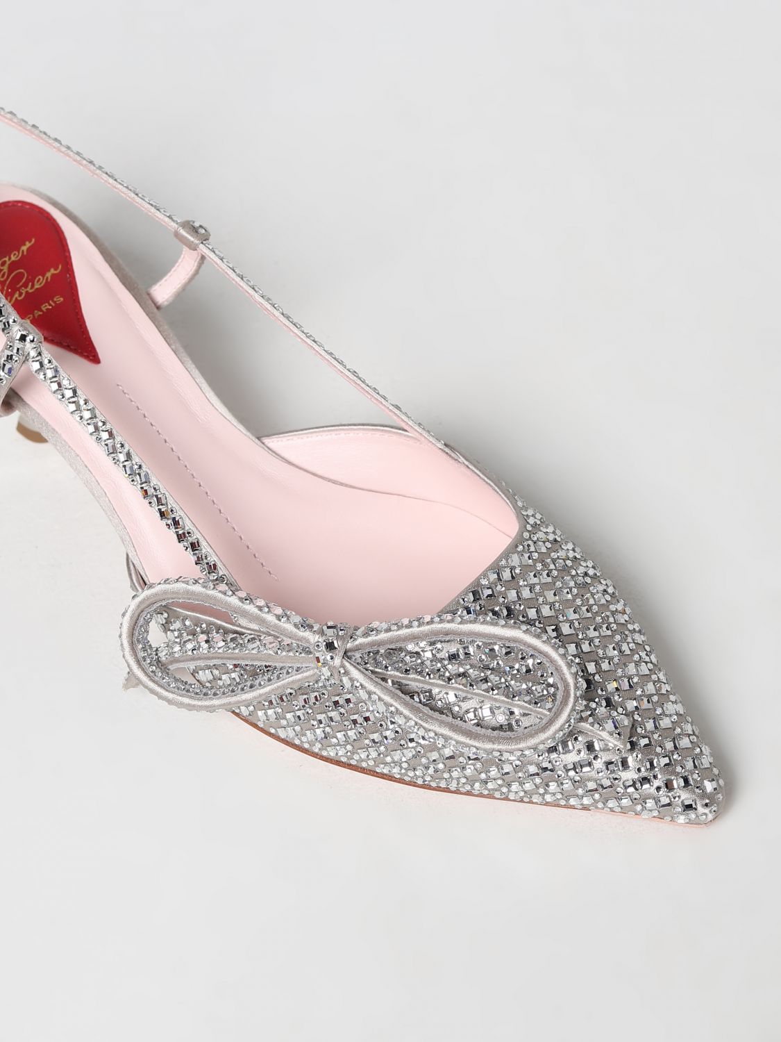 GIÀY ROGER VIVIER Silver high heel shoes