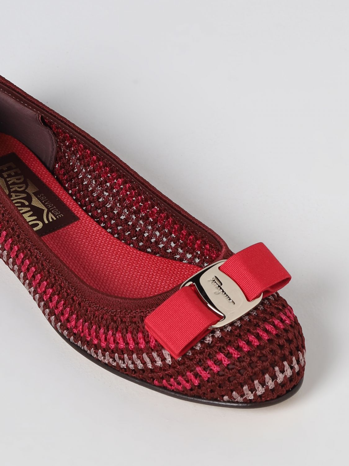 GIÀY SALVATORE FERRAGAMO Pink ballet flats shoes