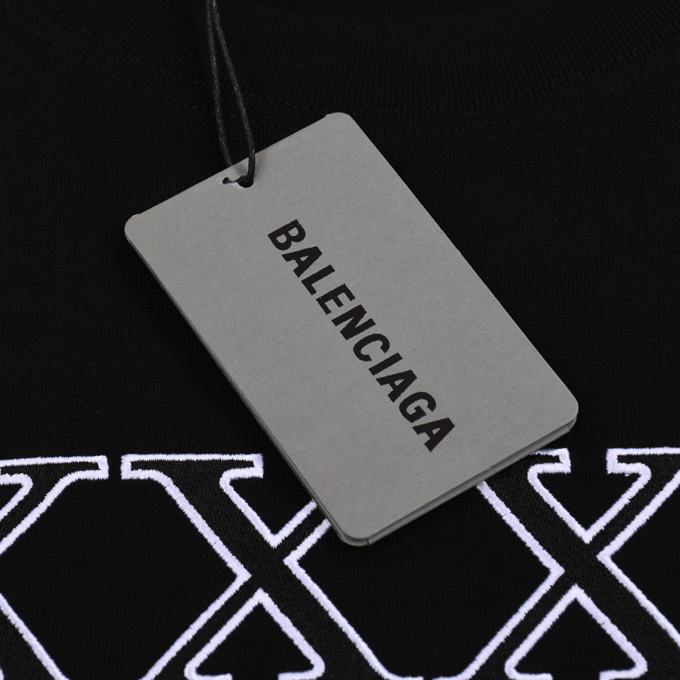 ÁO BALENCIAGA XXXL EST 1917 T SHIRT BLACK