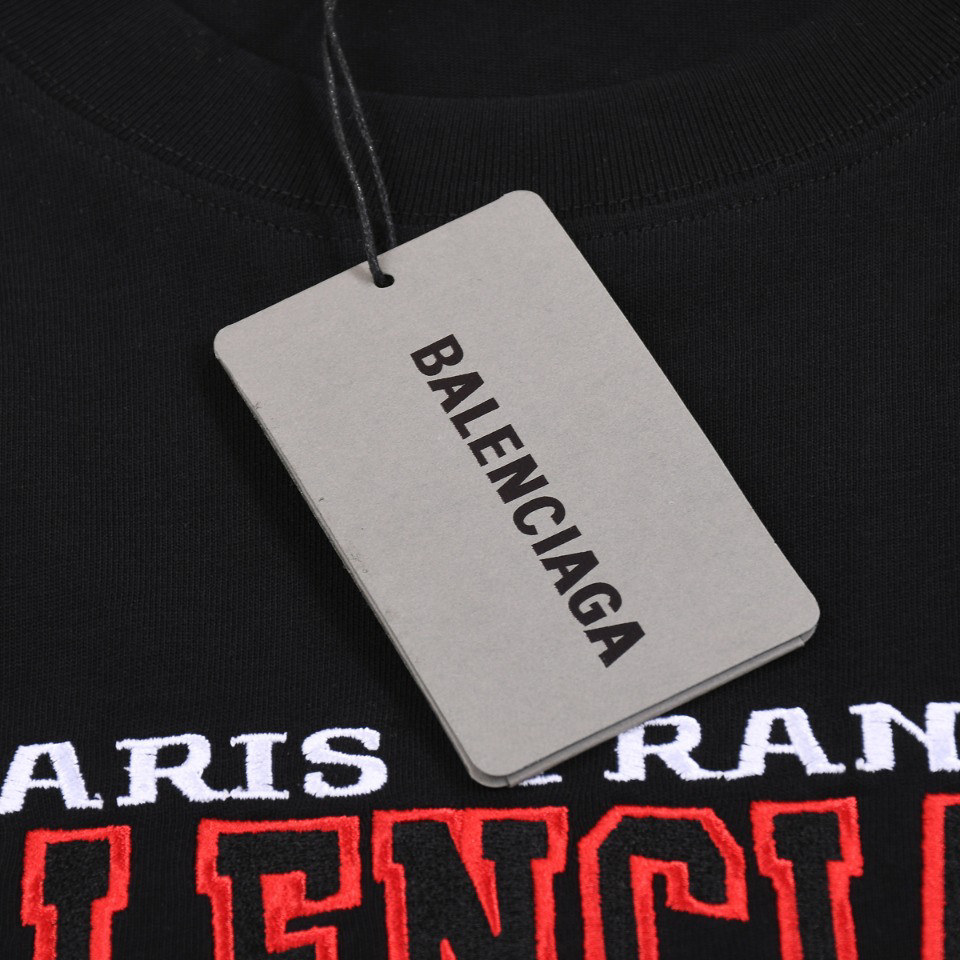 ÁO BALENCIAGA T SHIRT BLACK