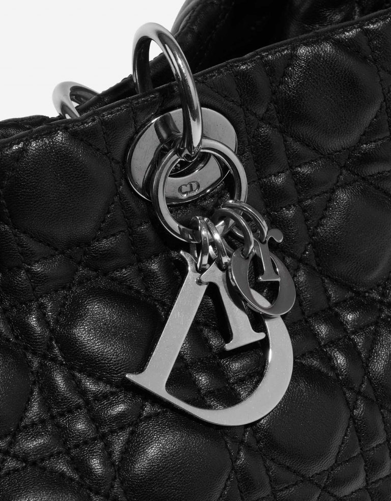 TÚI Dior Shopper Lamb Black Da cừu