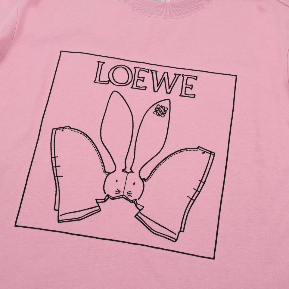 ÁO LOEWE SPAIN print cotton jersey T-shirt