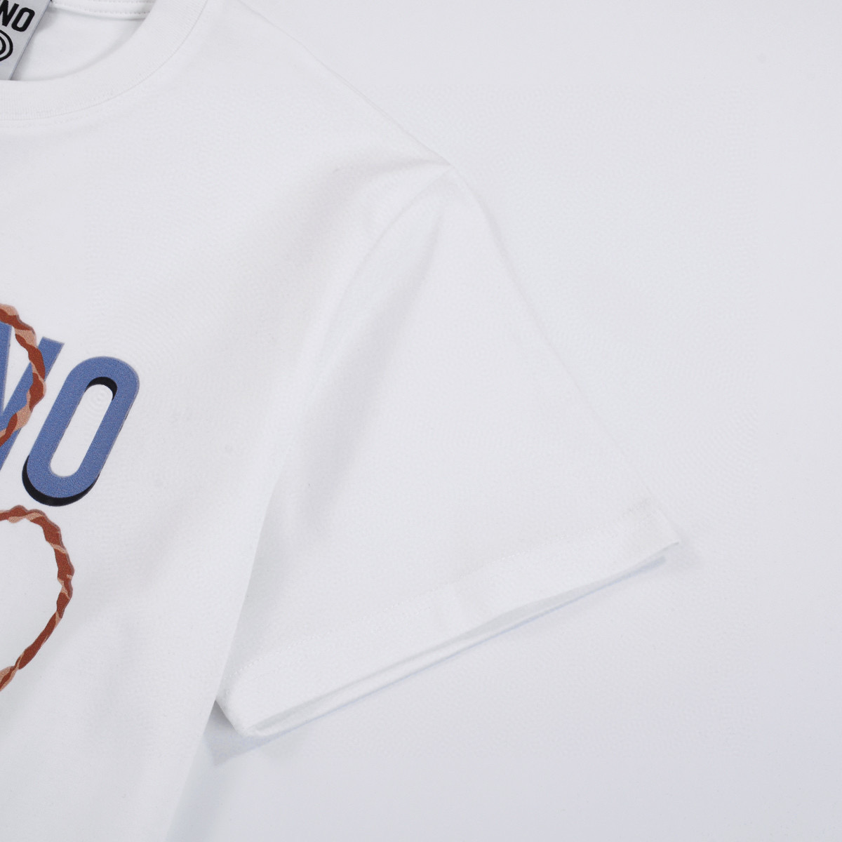 ÁO MOSCHINO print cotton jersey T-shirt