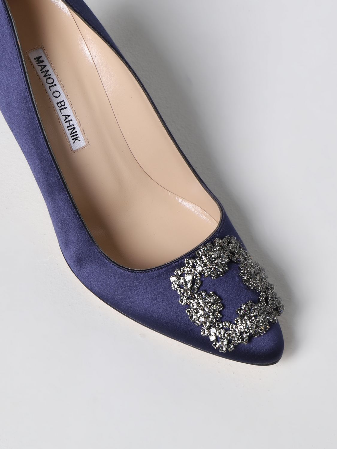 GIÀY MANOLO BLAHNIK Coban satin pumps shoes