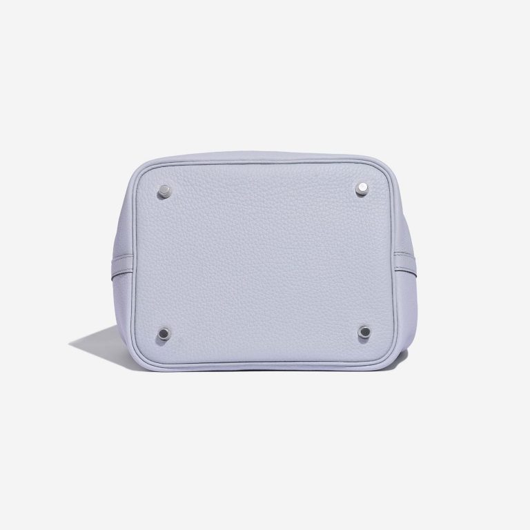 TÚI Hermès Picotin 22 Taurillon Clemence Blue Pale