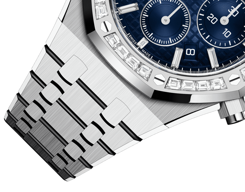 Đồng hồ Ademars Piguet Royal Oak Selfwinding Chronograph mặt số màu xanh navy