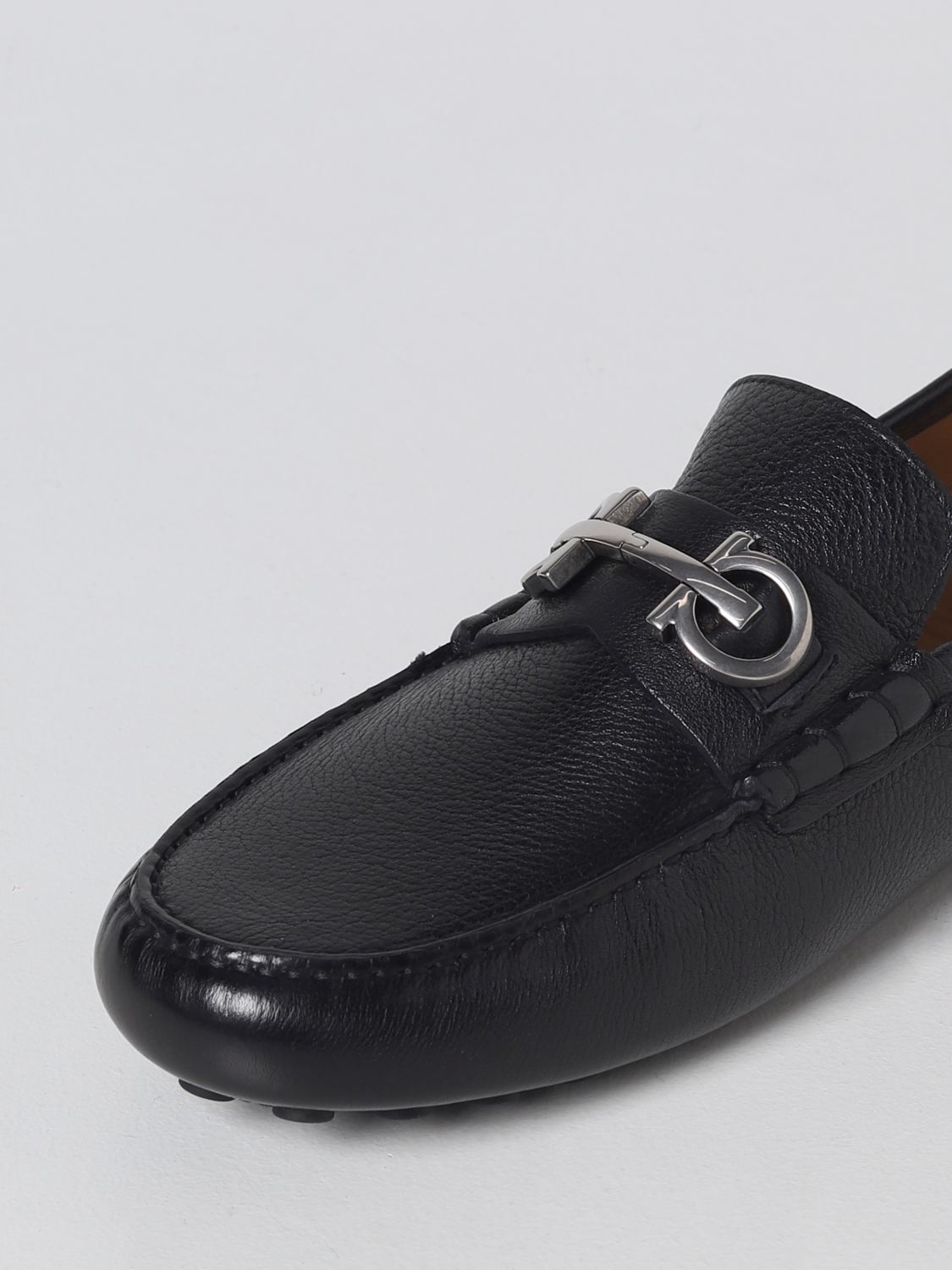 GIÀY SALVATORE FERRAGAMO Silver Buckle loafer