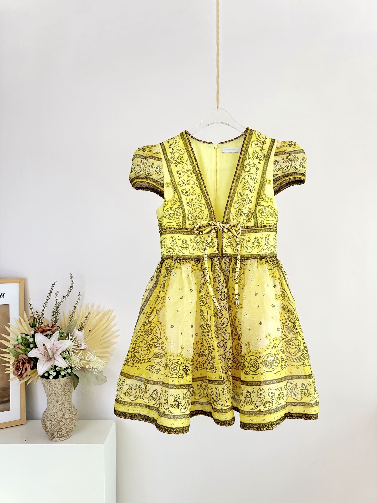 VÁY ZIMMERMANN Flower Vintage Dress High Classy