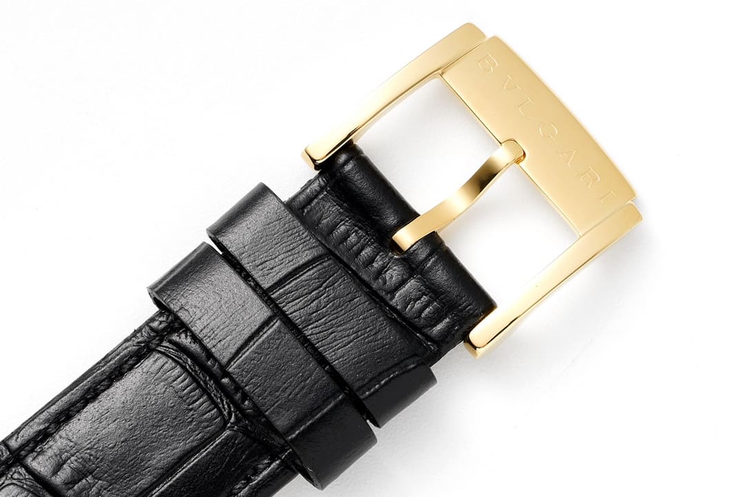 Đồng hồ BVLGARI Roma Automatic Yellow Gold mặt số màu đen