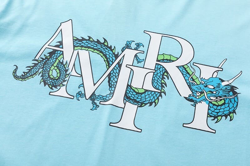 ÁO AMIRI T SHIRT MÀU XANH UNISEX