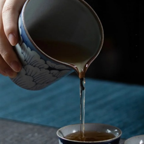Bộ Trà Men Cổ Vẽ Hoa Mẫu Đơn
