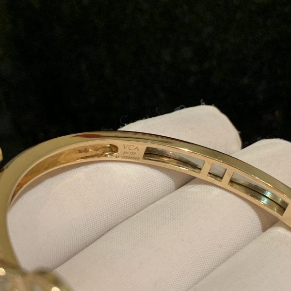 Vòng tay Van Cleef & Arpels Frivole 7 flowers vàng vàng 18K