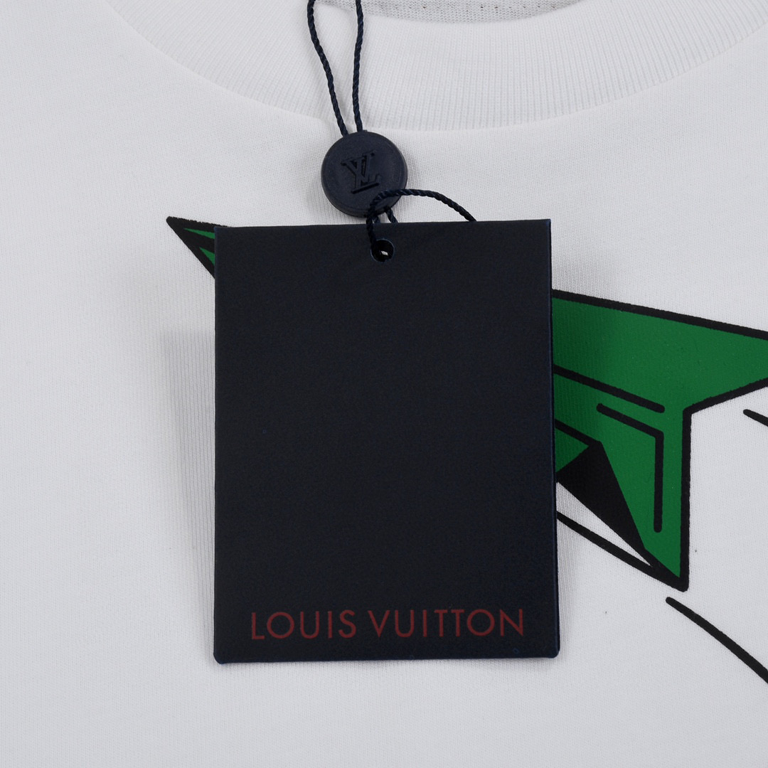 ÁO LOUIS VUITTON print cotton jersey T-shirt