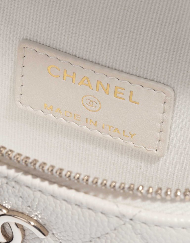 TÚI CHANEL Vanity Mini Caviar White