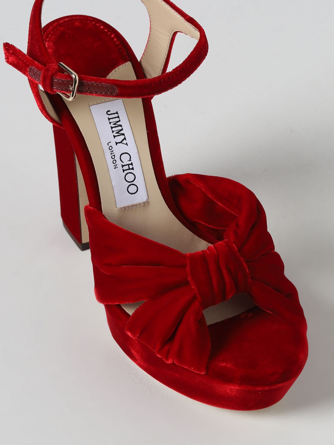 GIÀY JIMMY CHOO Red heeled high shoes