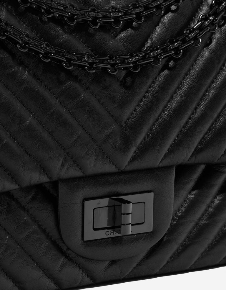 TÚI Chanel 2.55 Reissue 227 Calf So Black