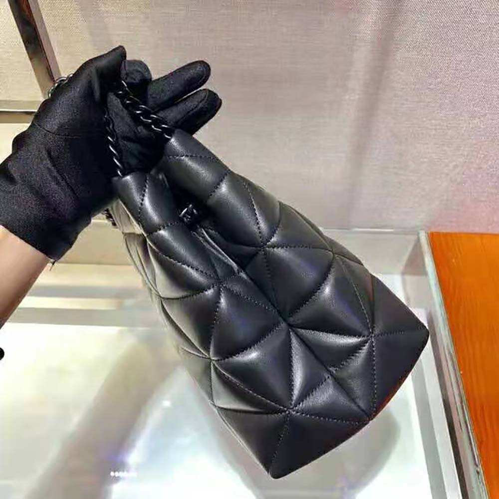TÚI Prada Nappa Leather Prada Spectrum Tote-Black