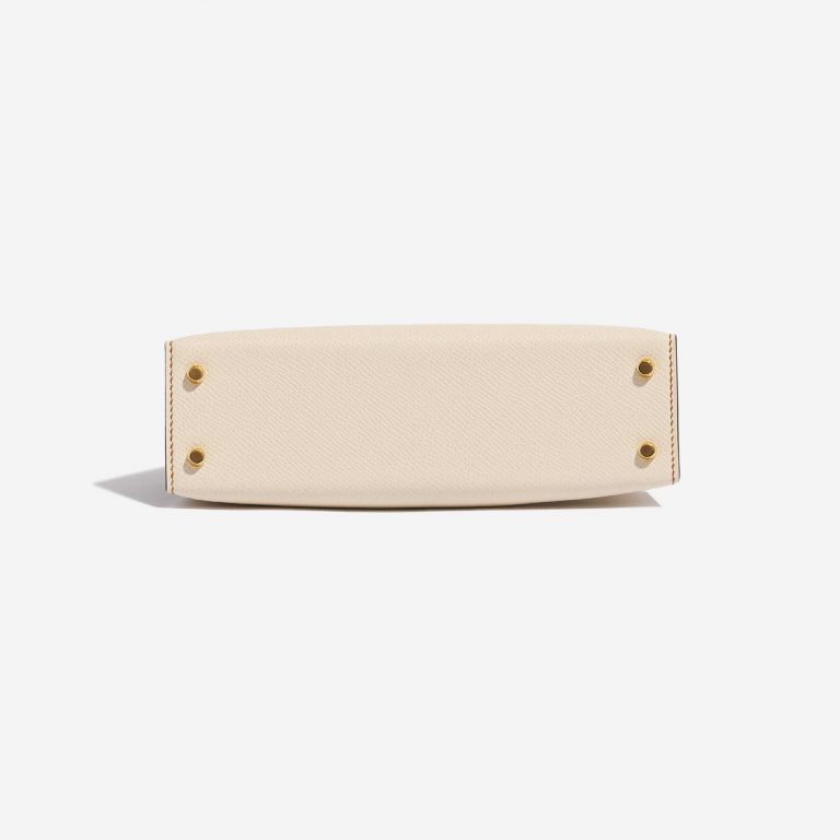TÚI Hermès Kelly Mini Epsom Craie Gold Gold Buckle khóa vàng