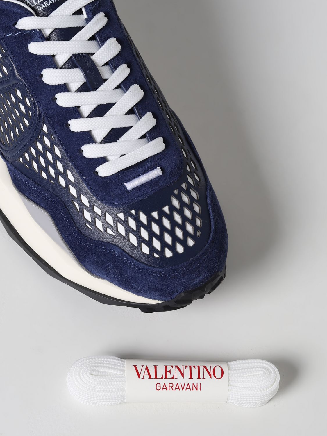 GIÀY VALENTINO GARAVANI V logo Grey sneakers