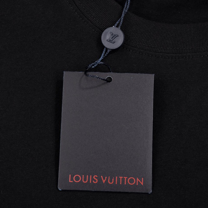 ÁO LOUIS VUITTON print cotton jersey T-shirt