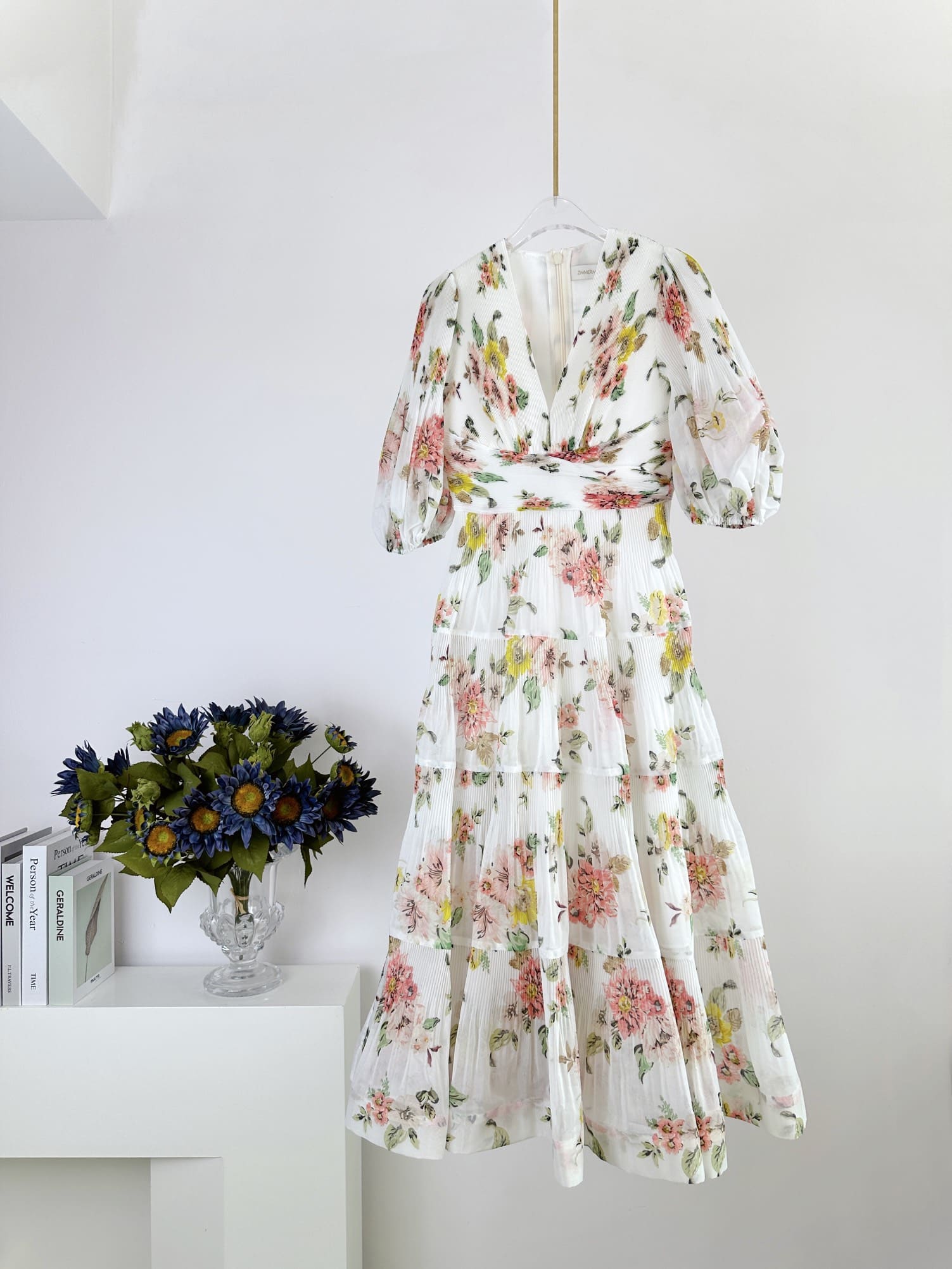 VÁY ZIMMERMANN Flower Vintage Dress High Classy