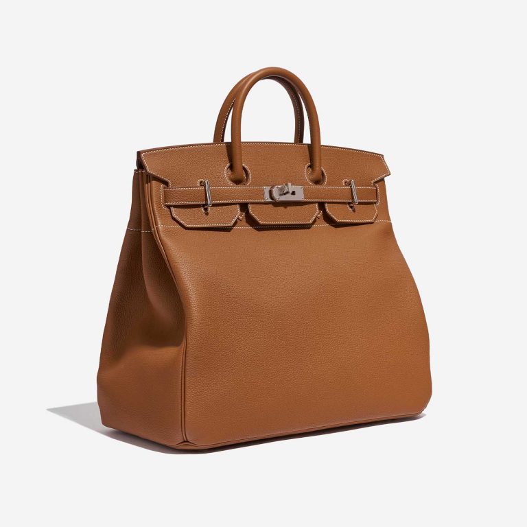 TÚI Hermès Haut à Courroies 40 Togo Gold Silver Buckle khóa trắng